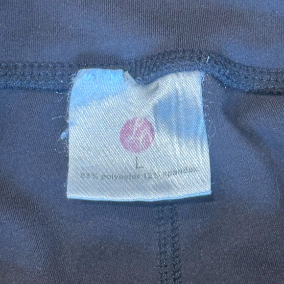 Love & Fit Full Length Black Stay Put Leggings Size Large - Picture 8 of 11